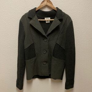 FDJ French Dressing Wool Ribbed Sleeve Jacket Medium